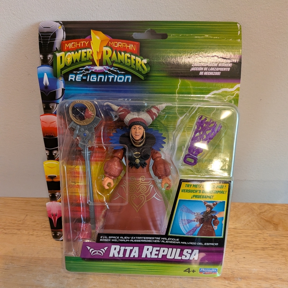 Power Ranger Re-Ignition Rita Repulsa Figure - Brown and Purple